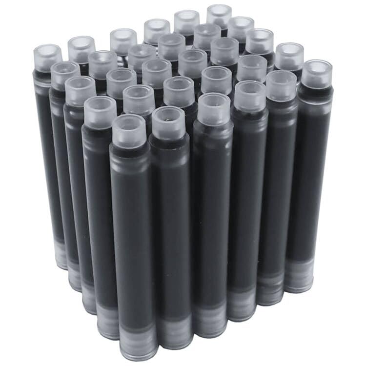 Jinhao Fountain Pen Black Ink Cartridge International Standard 2.6mm Bore Diameter Ink Refill Set of 30 PCS - Image 4